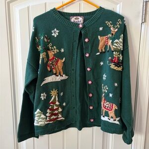 Tiara International Christmas Winter Sweater